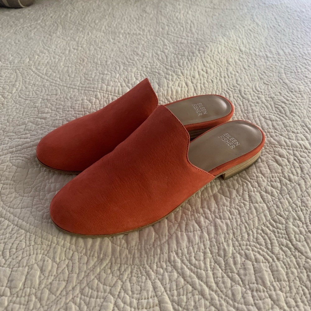 Eileen Fisher Blog Suede Mules